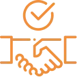 Partner verification icon for real estate referral commission approval